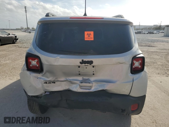 2020 Jeep Renegade Latitude with VIN ZACNJBBB6LPL67137, listed as a Copart auction lot 47638815 with 86,652 mi miles and Non Repairable. Bid and sale history available at carsss.com. Image 6.