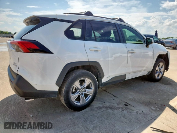2022 Toyota RAV4 Hybrid XLE with VIN JTMRWRFV3NJ054827, listed as a Copart auction lot 63453865 with 26,063 mi miles and Salvage title. Bid and sale history available at DreamBid. Image 3.