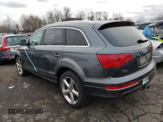 2007 Audi Q7 Premium Plus with VIN WA1EY74LX7D076110, listed as a Copart auction lot 87622125 with 93,478 mi miles and Clean title. Bid and sale history available at DreamBid. Image 2.