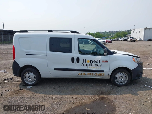 2017 Ram ProMaster City Cargo Tradesman with VIN ZFBERFAB2H6G64040, listed as a IAAI auction lot 42416318 with 140,794 mi miles and . Bid and sale history available at DreamBid. Image 14.