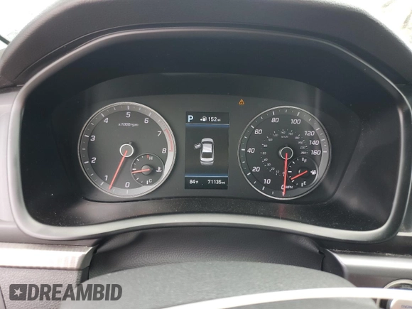 2018 Hyundai Sonata SEL with VIN 5NPE34AF8JH639903, listed as a Copart auction lot 50954785 with 71,135 mi miles and Salvage Title. Bid and sale history available at DreamBid. Image 9.
