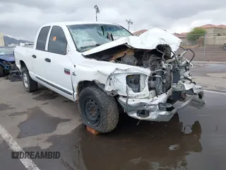 2007 Dodge 2500 SLT with VIN 3D7KR28A17G806433, listed as a IAAI auction lot 41728653 with Not Provided miles. Bid and sale history available at carsss.com. Image 1.