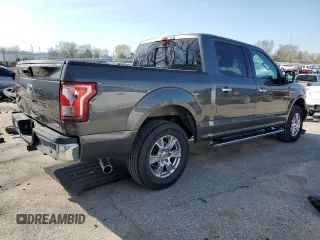 2015 Ford F-150 XLT with VIN 1FTEW1EF6FKD07564, listed as a Copart auction lot 50184605 with 270,166 mi miles and Salvage Title. Bid and sale history available at carsss.com. Image 3.