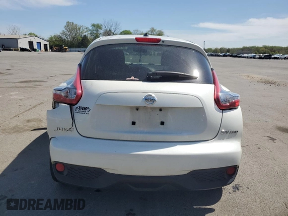 2015 Nissan Juke S with VIN JN8AF5MV5FT555169, listed as a Copart auction lot 54141895 with 122,962 mi miles and Salvage Title. Bid and sale history available at DreamBid. Image 6.