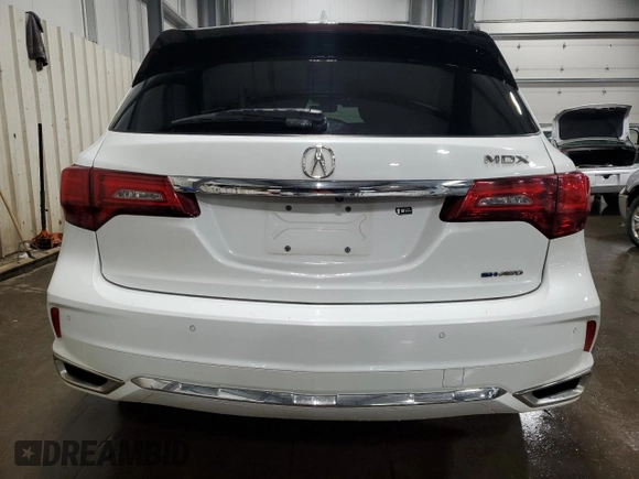 2020 Acura MDX Sport Hybrid w/Advance Pkg with VIN 5J8YD7H7XLL001792, listed as a Copart auction lot 88043645 with 49,726 mi miles and Salvage Title. Bid and sale history available at carsss.com. Image 6.