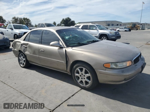 2001 Buick Century Custom with VIN 2G4WS52J511168032, listed as a Copart auction lot 75267664 with 114,345 mi miles and Salvage Title. Bid and sale history available at carsss.com. Image 4.