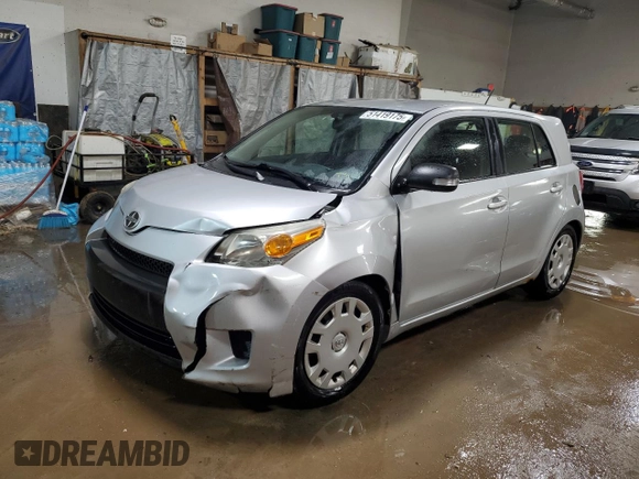 2012 Scion xD with VIN JTKKU4B45C1021826, listed as a Copart auction lot 51419175 with 302,195 mi miles and Salvage Title. Bid and sale history available at DreamBid. Image 1.