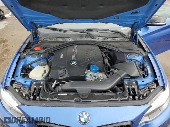 2015 BMW 2 Series M235i with VIN WBA1J7C51FV358993, listed as a Copart auction lot 59622473 with 45,630 mi miles. Bid and sale history available at carsss.com. Image 11.