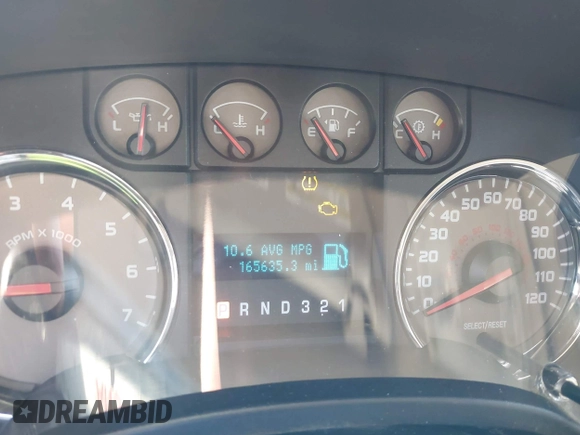 2010 Ford F-150 XL with VIN 1FTFW1EV7AFD58696, listed as a IAAI auction lot 42584267 with 165,635 mi miles and . Bid and sale history available at DreamBid. Image 7.