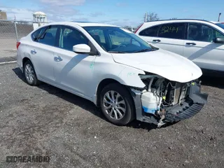 2017 Nissan Sentra S with VIN 3N1AB7APXHY389480, listed as a IAAI auction lot 41937819 with 123,487 mi miles. Bid and sale history available at carsss.com. Image 1.