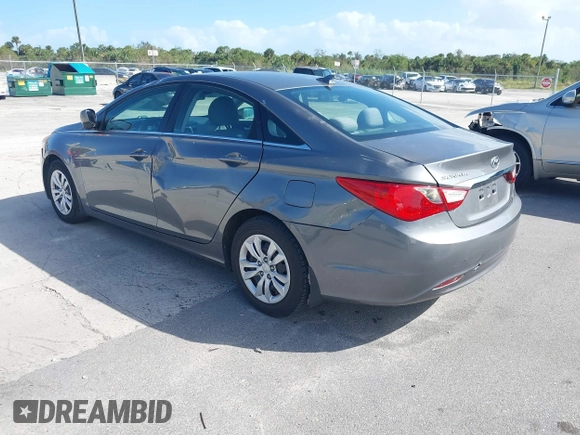 2012 Hyundai Sonata GLS with VIN 5NPEB4AC7CH436500, listed as a IAAI auction lot 40739512 with 133,902 mi miles. Bid and sale history available at carsss.com. Image 3.