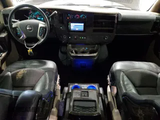 2012 GMC Savana Cargo Van YF7 Upfitter with VIN 1GDS8DC49C1150688, listed as a Copart auction lot 44946485 with 96,026 mi miles and Salvage Title. Bid and sale history available at carsss.com. Image 8.