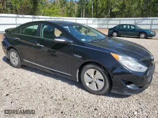2013 Hyundai Sonata Hybrid with VIN KMHEC4A40DA096181, listed as a Copart auction lot 52573015 with 141,864 mi miles and Salvage Title. Bid and sale history available at carsss.com. Image 4.