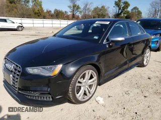 2015 Audi S3 2.0T Premium Plus with VIN WAUBFGFFXF1111893, listed as a Copart auction lot 40068953 with 81,430 mi miles. Bid and sale history available at carsss.com. Image 1.