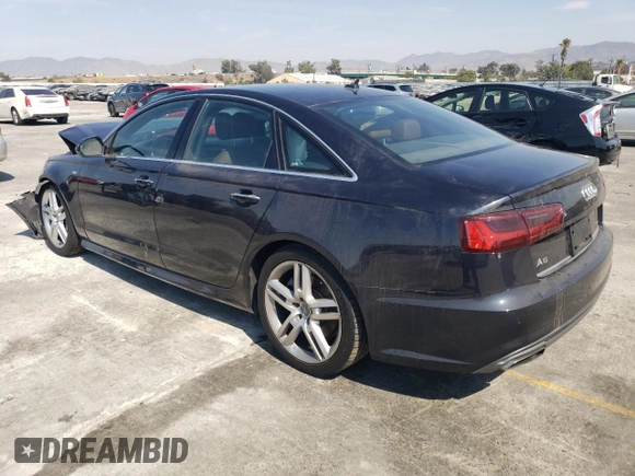 2016 Audi A6 Premium Plus with VIN WAUGFAFC3GN021701, listed as a Copart auction lot 74698884 with 93,137 mi miles and Salvage title. Bid and sale history available at DreamBid. Image 2.