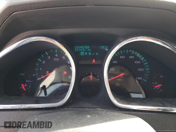 2012 Chevrolet Traverse 1LT with VIN 1GNKRGED1CJ204993, listed as a Copart auction lot 48971835 with 211,041 mi miles and Salvage Title. Bid and sale history available at DreamBid. Image 9.