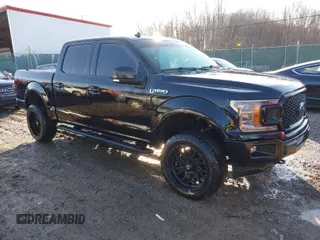 2019 Ford F-150 XL with VIN 1FTEW1E50KFA33174, listed as a IAAI auction lot 41685566 with 94,442 mi miles. Bid and sale history available at carsss.com. Image 1.