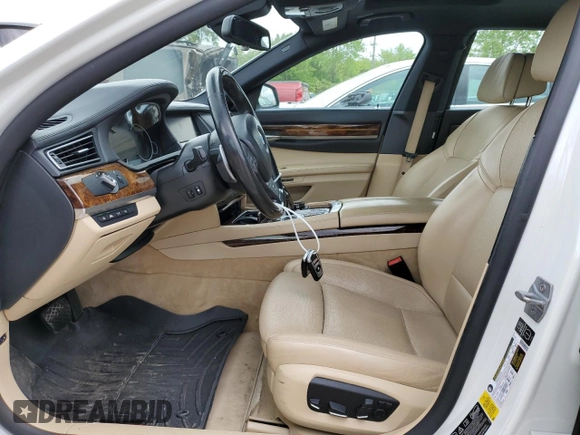 2014 BMW 7 Series ALPINA B7 xDrive with VIN WBAYF8C57ED142575, listed as a Copart auction lot 50790754 with 95,676 mi miles and Salvage Title. Bid and sale history available at DreamBid. Image 7.