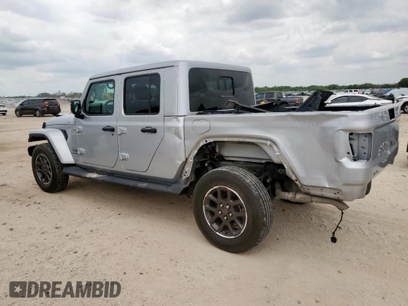 2022 Jeep Gladiator High Altitude with VIN 1C6HJTFGXNL163998, listed as a Copart auction lot 56490755 with 52,474 mi miles and Salvage title. Bid and sale history available at DreamBid. Image 2.