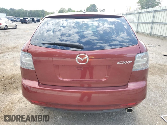 2011 Mazda CX-7 i Sport with VIN JM3ER2B59B0372656, listed as a Copart auction lot 52910645 with 144,062 mi miles and Salvage Title. Bid and sale history available at carsss.com. Image 6.