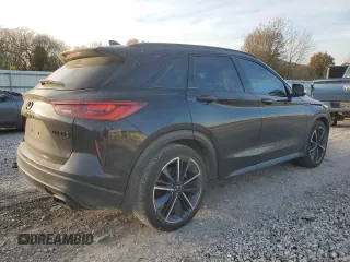 2023 Infiniti QX50 Sport with VIN 3PCAJ5FB4PF118796, listed as a Copart auction lot 82210594 with 25,472 mi miles and Salvage Title. Bid and sale history available at DreamBid. Image 3.