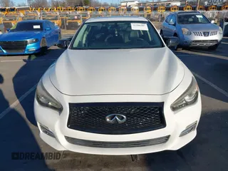 2014 Infiniti Q50 Hybrid Sport with VIN JN1AV7AP5EM690406, listed as a IAAI auction lot 41306387 with 143,309 mi miles and . Bid and sale history available at DreamBid. Image 13.