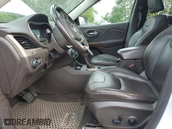 2014 Jeep Cherokee Trailhawk with VIN 1C4PJMBS8EW156633, listed as a Copart auction lot 58197675 with 133,029 mi miles and Clean title. Bid and sale history available at DreamBid. Image 7.