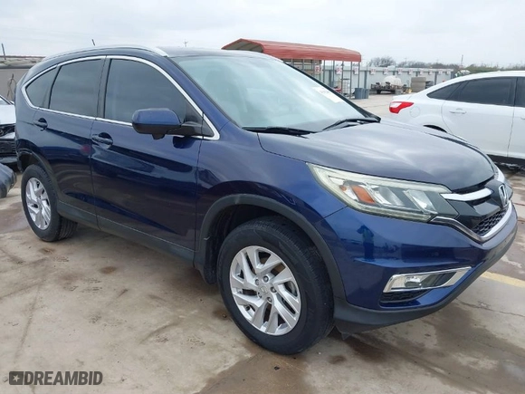 2016 Honda CR-V EX-L with VIN 2HKRM3H73GH535979, listed as a IAAI auction lot 41491448 with 100,700 mi miles. Bid and sale history available at carsss.com. Image 1.