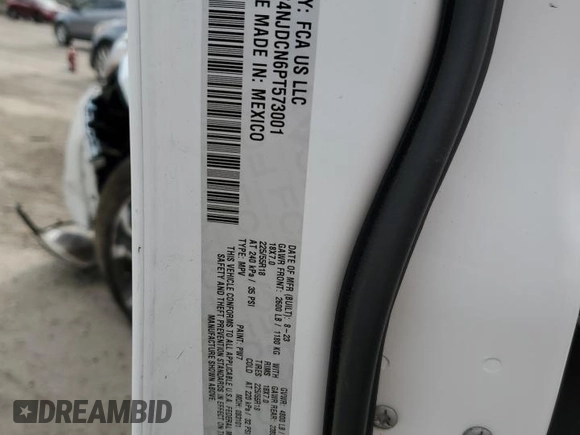 2023 Jeep Compass Limited с VIN 3C4NJDCN6PT573001, выставлен на аукционе Copart как лот 54737785 с пробегом 13 932 миль миль и Списание • Salvage title. История ставок и продаж доступна на DreamBid. Изображение 13.