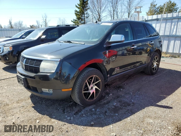 2010 Lincoln MKX with VIN 2LMDJ8JC1ABJ24140, listed as a Copart auction lot 53677735 with 307,401 mi miles and Clean Title. Bid and sale history available at carsss.com. Image 1.