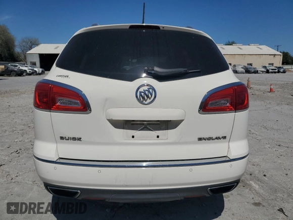 2013 Buick Enclave Leather with VIN 5GAKRCKD6DJ252000, listed as a Copart auction lot 49391615 with 131,158 mi miles and Salvage Title. Bid and sale history available at carsss.com. Image 6.