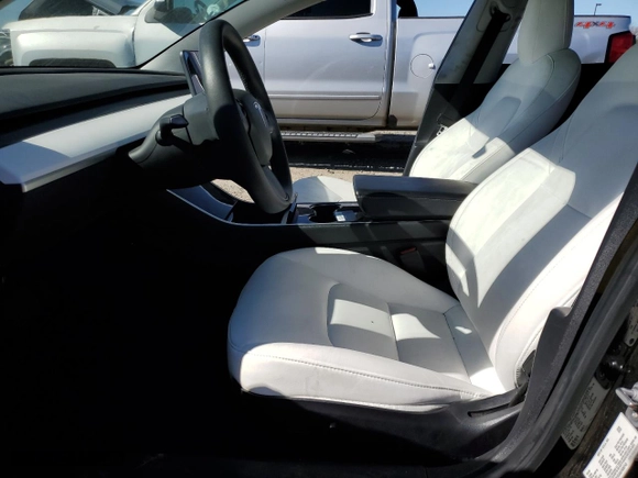 2020 Tesla Model 3 Standard Range Plus with VIN 5YJ3E1EA4LF806743, listed as a Copart auction lot 44578435 with 35,113 mi miles and Salvage Title. Bid and sale history available at carsss.com. Image 7.