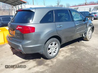 2007 Acura MDX Tech Pkg with VIN 2HNYD28307H506848, listed as a IAAI auction lot 41843734 with 149,333 mi miles. Bid and sale history available at carsss.com. Image 4.