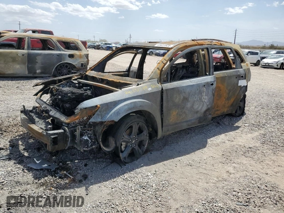 2018 Dodge Journey Crossroad with VIN 3C4PDDGG7JT431095, listed as a Copart auction lot 45657325 with Not Provided miles and Salvage Title. Bid and sale history available at carsss.com. Image 1.