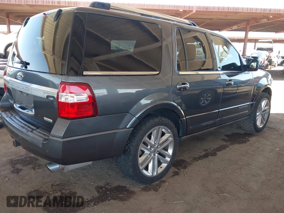 2017 Ford Expedition Platinum z VIN 1FMJU1MT5HEA25988, wystawiony jako IAAI lot #42577390 z przebiegiem 185 037 mil mil oraz . Historia ofert i sprzedaży dostępna na DreamBid. Obrazek 4.