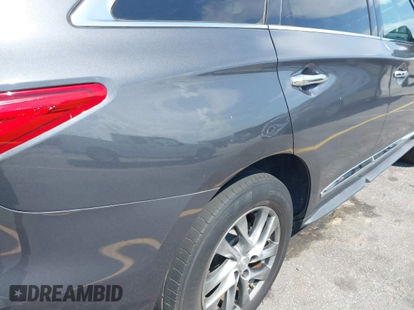 2014 Infiniti QX60 with VIN 5N1AL0MM6EC540477, listed as a IAAI auction lot 42791362 with 143,181 mi miles and . Bid and sale history available at DreamBid. Image 6.