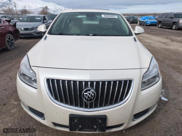 2012 Buick Regal Premium 1 with VIN 2G4GS5EK5C9147081, listed as a Copart auction lot 49494855 with 99,488 mi miles and Salvage Title. Bid and sale history available at carsss.com. Image 5.