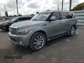 2014 Infiniti QX80 with VIN JN8AZ2NFXE9555841, listed as a Copart auction lot 51746055 with 162,632 mi miles and Clean Title. Bid and sale history available at carsss.com. Image 1.