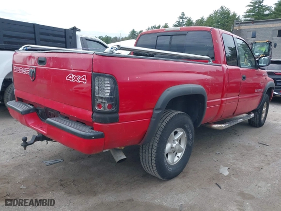 2001 Dodge Ram 1500 with VIN 3B7HF13Z41G184843, listed as a IAAI auction lot 42077306 with 221,379 mi miles. Bid and sale history available at carsss.com. Image 4.