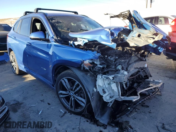 2016 BMW X1 xDrive28i with VIN WBXHT3C34G5F64741, listed as a Copart auction lot 88910015 with 0 mi miles and Salvage Title. Bid and sale history available at carsss.com. Image 4.