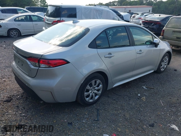 2023 Toyota Corolla LE with VIN 5YFB4MDE0PP065523, listed as a IAAI auction lot 42152439 with 39,679 mi miles. Bid and sale history available at carsss.com. Image 4.