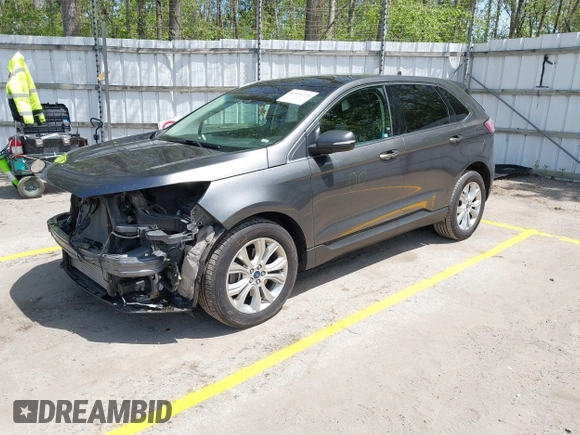 2020 Ford Edge Titanium with VIN 2FMPK4K96LBA56972, listed as a IAAI auction lot 42246224 with 109,463 mi miles and . Bid and sale history available at DreamBid. Image 18.