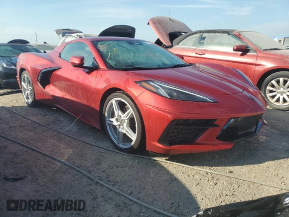 2024 Chevrolet Corvette 2LT with VIN 1G1YB3D42R5103876, listed as a Copart auction lot 74210374 with 0 mi miles and Non Repairable. Bid and sale history available at carsss.com. Image 4.