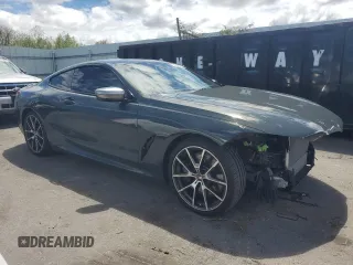2019 BMW 8 Series M850i xDrive with VIN WBABC4C58KBU96829, listed as a Copart auction lot 54229794 with 20,285 mi miles and Salvage Title. Bid and sale history available at carsss.com. Image 4.