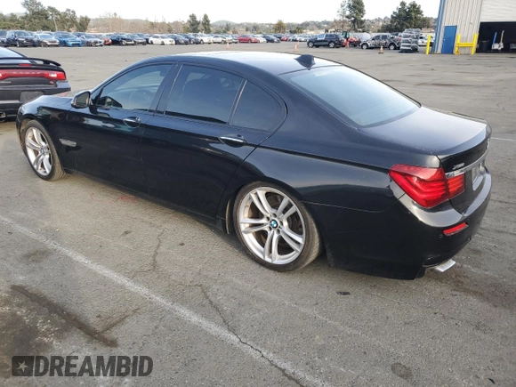2015 BMW 7 Series 750i xDrive with VIN WBAYB6C56FD966052, listed as a Copart auction lot 47776235 with 123,754 mi miles and Clean Title. Bid and sale history available at DreamBid. Image 2.