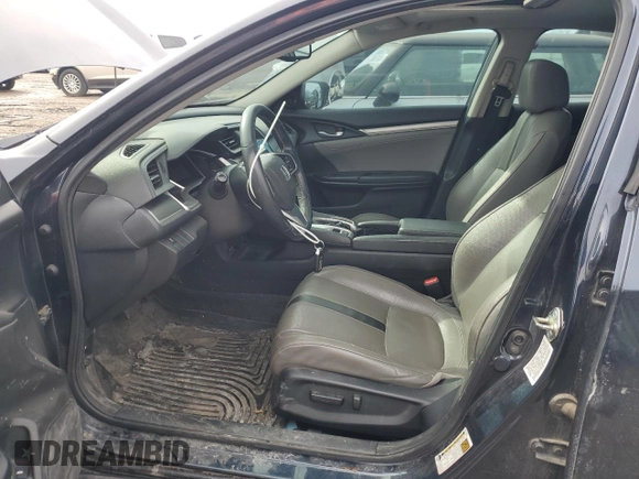 2016 Honda Civic Sedan EX-L with VIN 19XFC1F73GE022605, listed as a Copart auction lot 47203575 with 176,936 mi miles and Salvage Title. Bid and sale history available at carsss.com. Image 7.