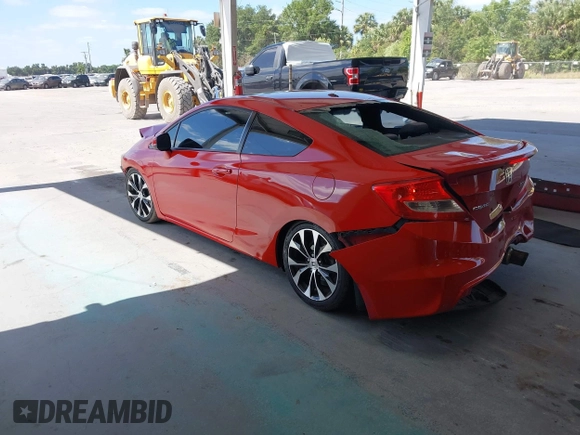 2013 Honda Civic Si with VIN 2HGFG4A51DH702242, listed as a IAAI auction lot 42156022 with Not provided miles and . Bid and sale history available at DreamBid. Image 3.
