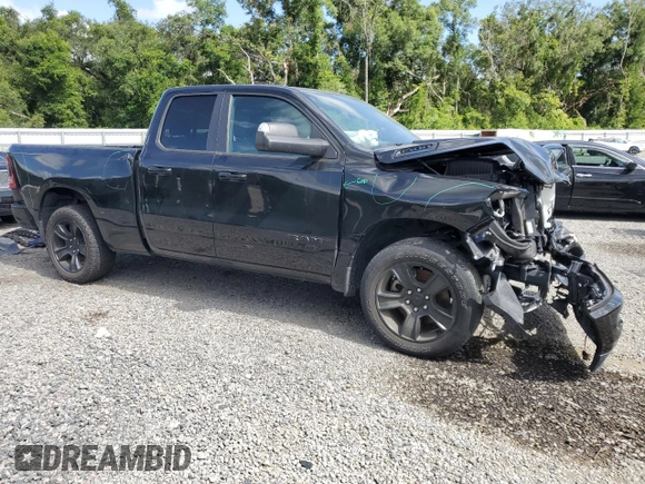 2023 Ram 1500 Big Horn with VIN 1C6SRFBT6PN514870, listed as a Copart auction lot 66008964 with 22,253 mi miles and Salvage Title. Bid and sale history available at carsss.com. Image 4.
