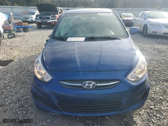 2017 Hyundai Accent SE with VIN KMHCT4AE0HU268097, listed as a Copart auction lot 47112445 with 108,703 mi miles and Salvage Title. Bid and sale history available at carsss.com. Image 5.