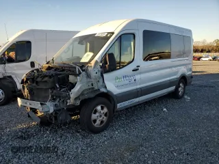 2017 Ford Transit XL with VIN 1FBAX2CM9HKB17056, listed as a Copart auction lot 47805905 with Not Provided miles and Salvage Title. Bid and sale history available at carsss.com. Image 1.